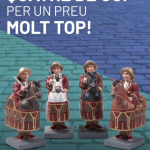 Pack de 4 Cavallets Cristians de Reus