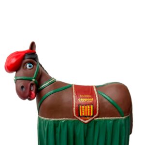 Figura de goma de la Mulassa de Cappont de Lleida