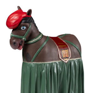 Figura de goma de la Mulassa de Cappont de Lleida